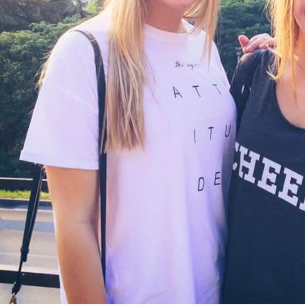 Zara White Oversized Graphic Tee