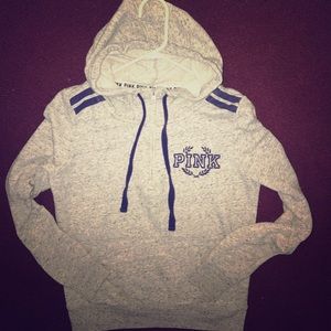 Pink Half Zip Sweatshirt