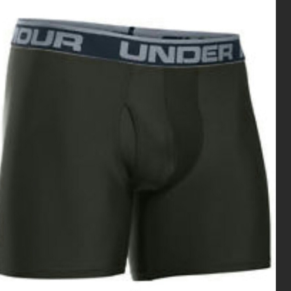 Black Under Armour 6" Boxer Briefs