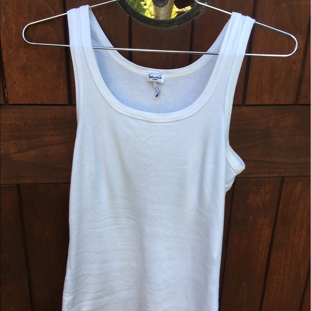 White 90s Tank Top