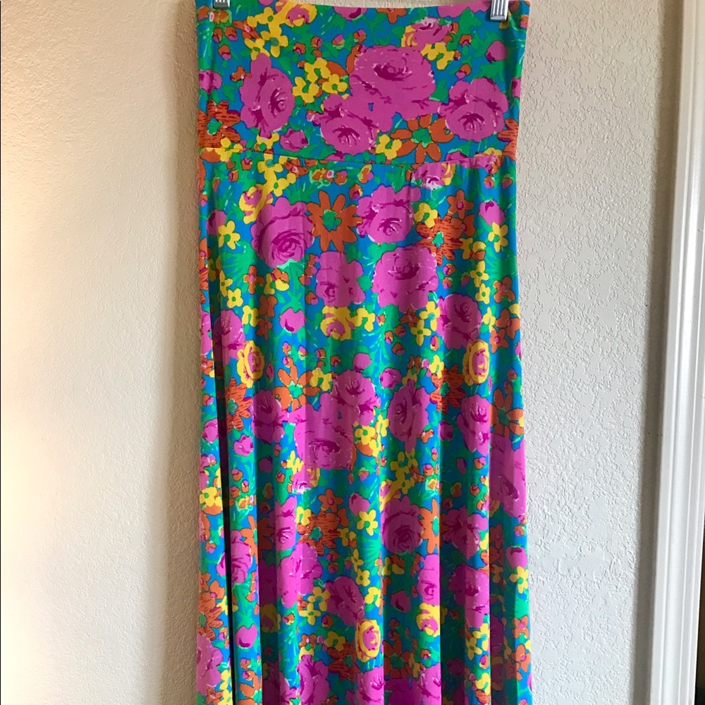 LuLaRoe XXS Maxi Skirt Floral Print