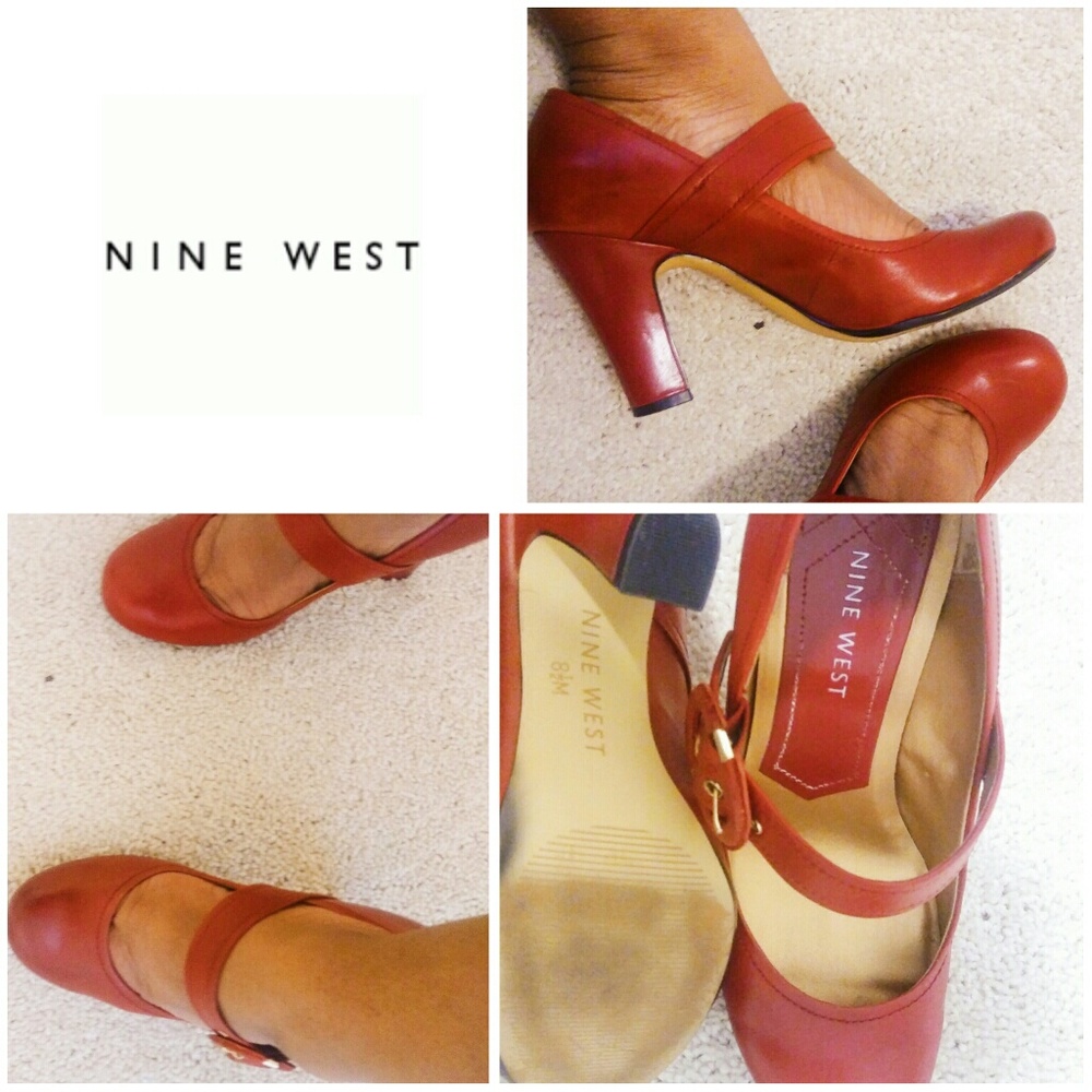 🌸 Nine West Red Heels 🌸