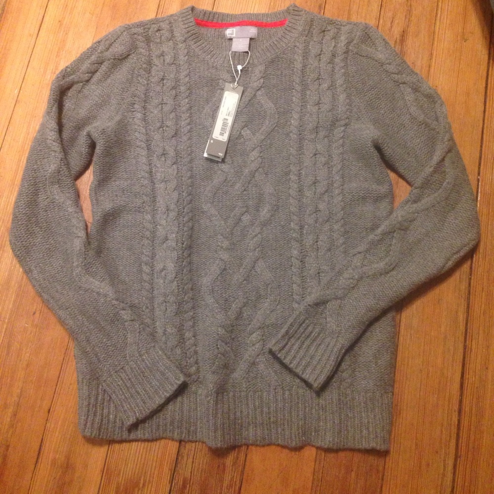 Grey sweater new with tags JCP