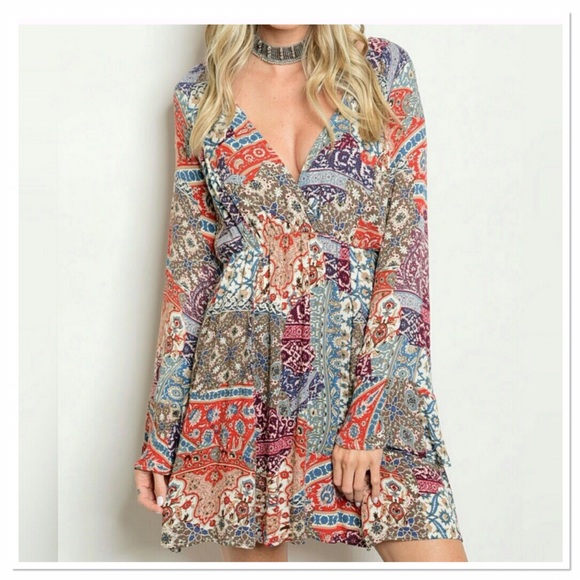 Threadzwear Dresses & Skirts - SALE!! Patchwork Mini Dress
