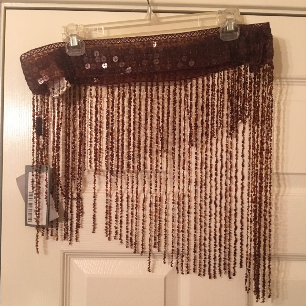 NWT Unique Prada/Genny Sequin & Beaded Belt 12