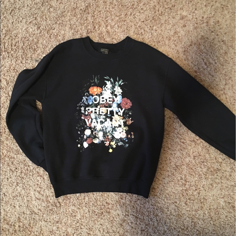 Obey crew neck long sleeve