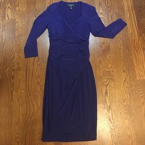 Beautiful deep blue-purple Ralph Lauren dress!