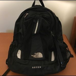Northface Recon black backpack