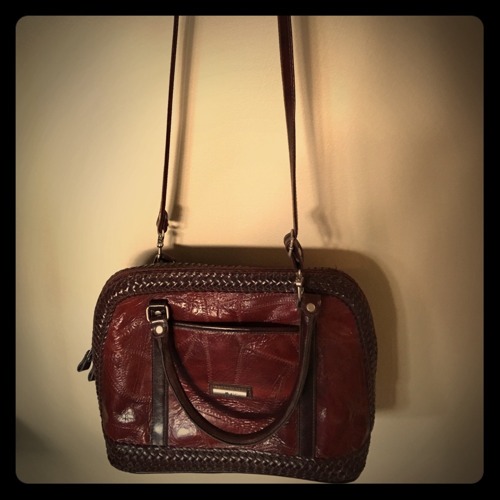 M.C. Genuine leather big purse