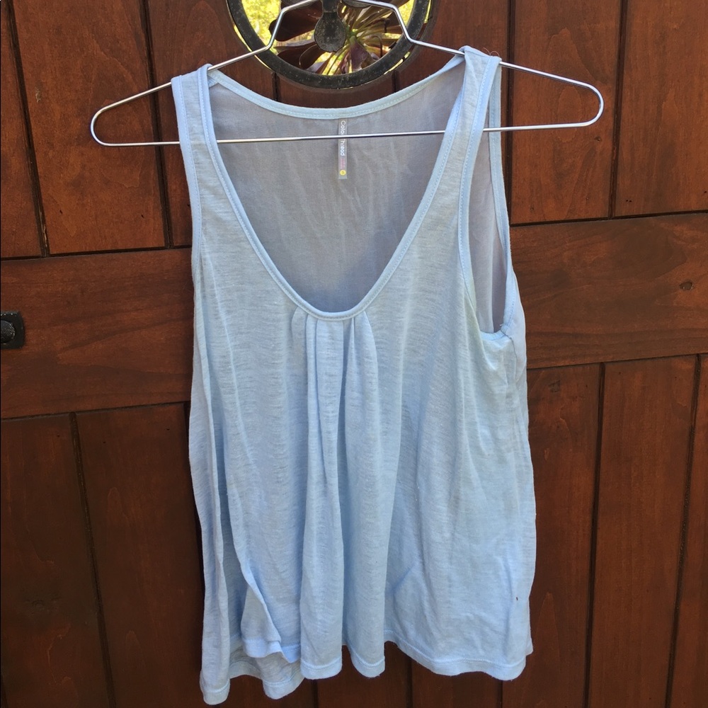 Babydoll Blue Tank Top