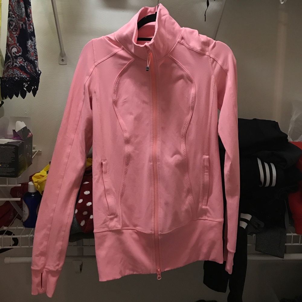 Pink lululemon zip up