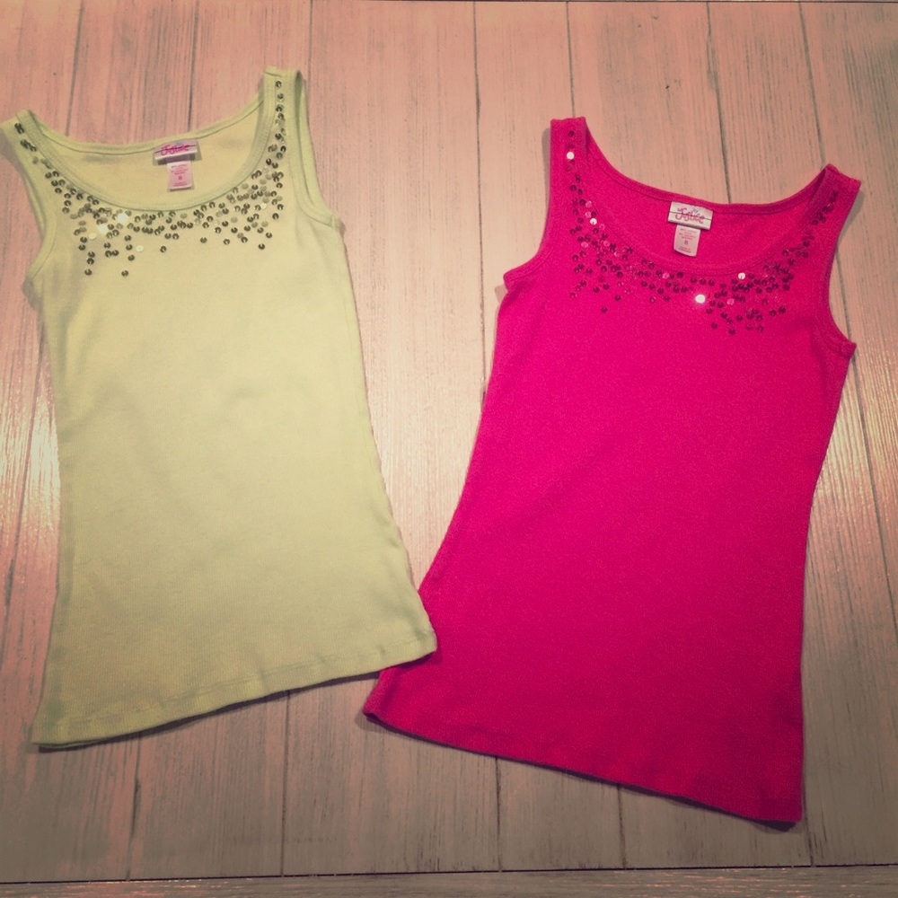 Justice Girls size 8 tank top bundle