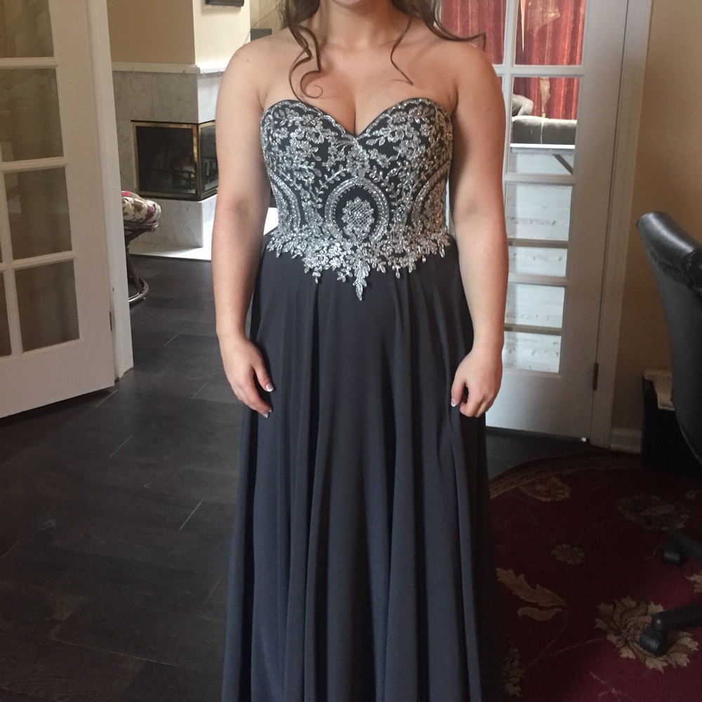 Prom dress; contact me at maddieghysel@yahoo.com