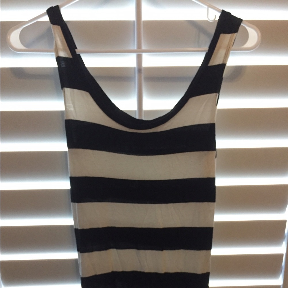 Black and white Maxi dress