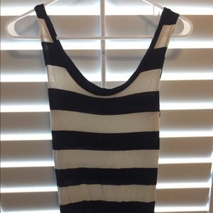 Black and white Maxi dress