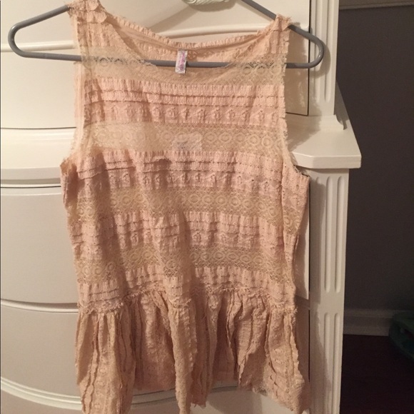 NWT Free People Lace Tank Top - Picture 3 of 5