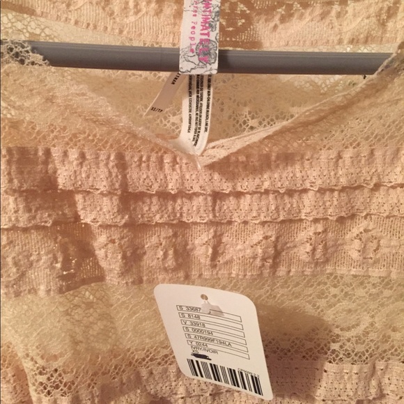 NWT Free People Lace Tank Top - Picture 5 of 5