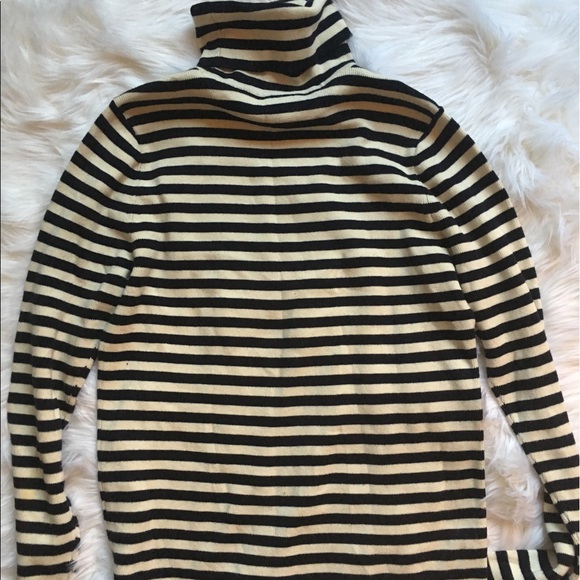 Ralph Lauren Striped Crested Turtleneck Sz. L - Picture 4 of 4