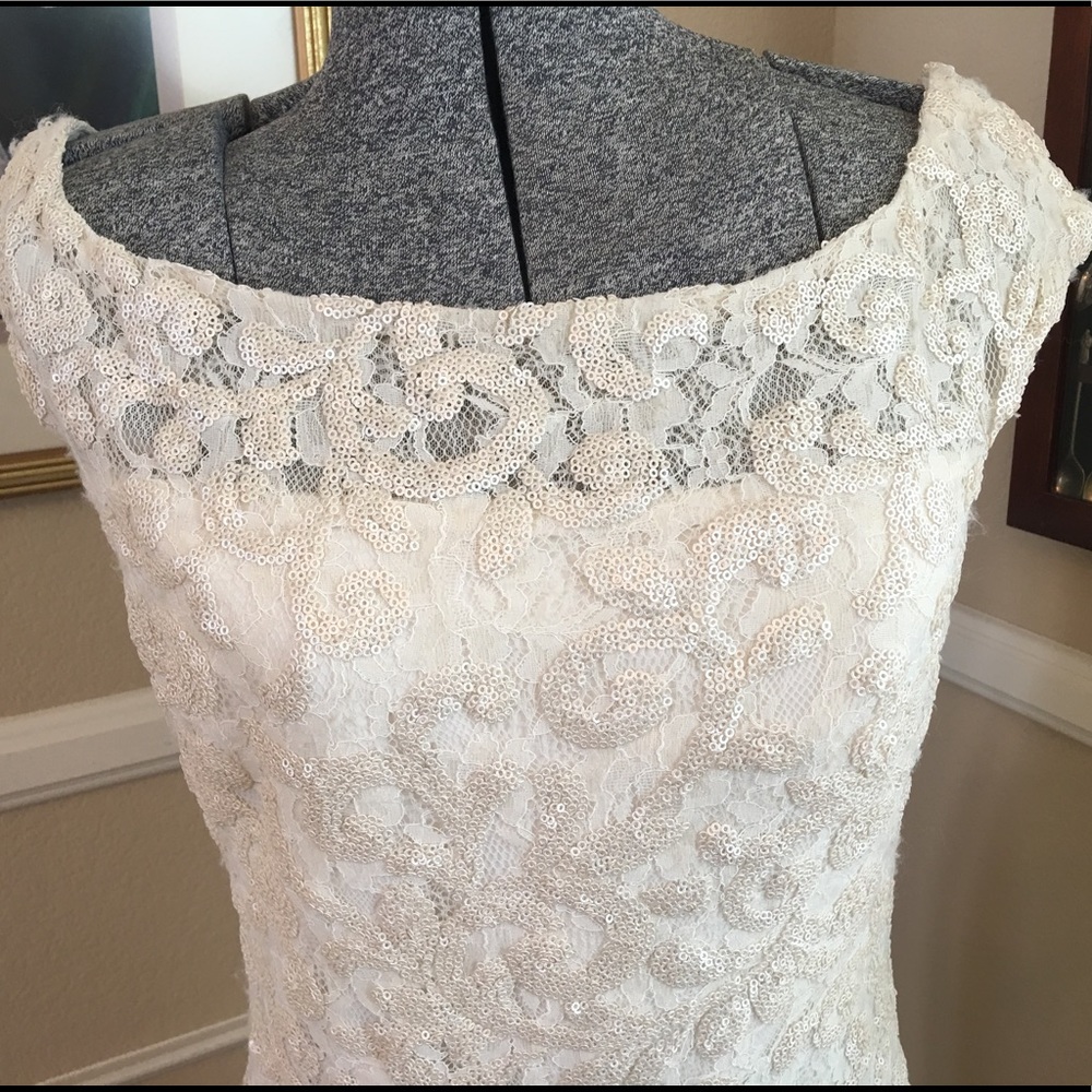 Lauren Ralph Lauren Evening Beaded Cocktail Dress