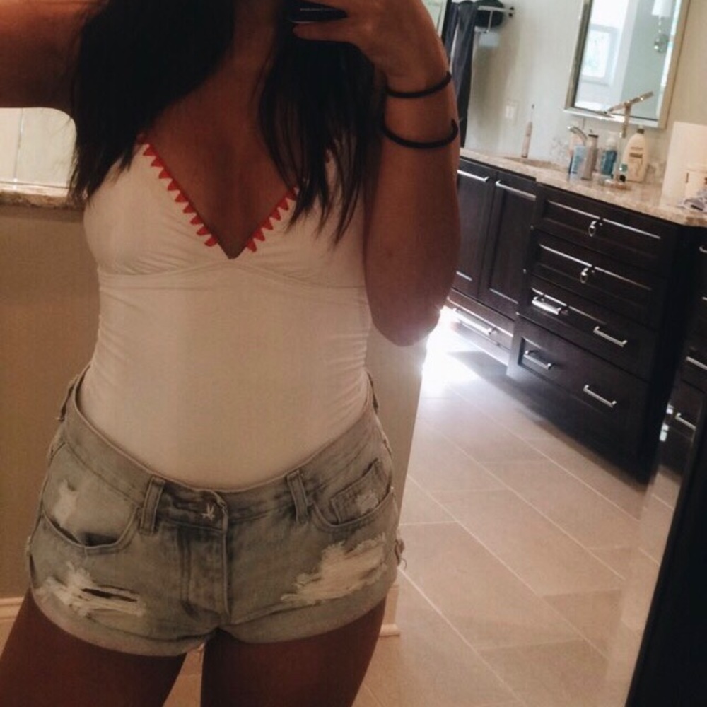 XS one piece Lucky Brand bathing suit