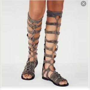 Free people gladiators size 7 worn once