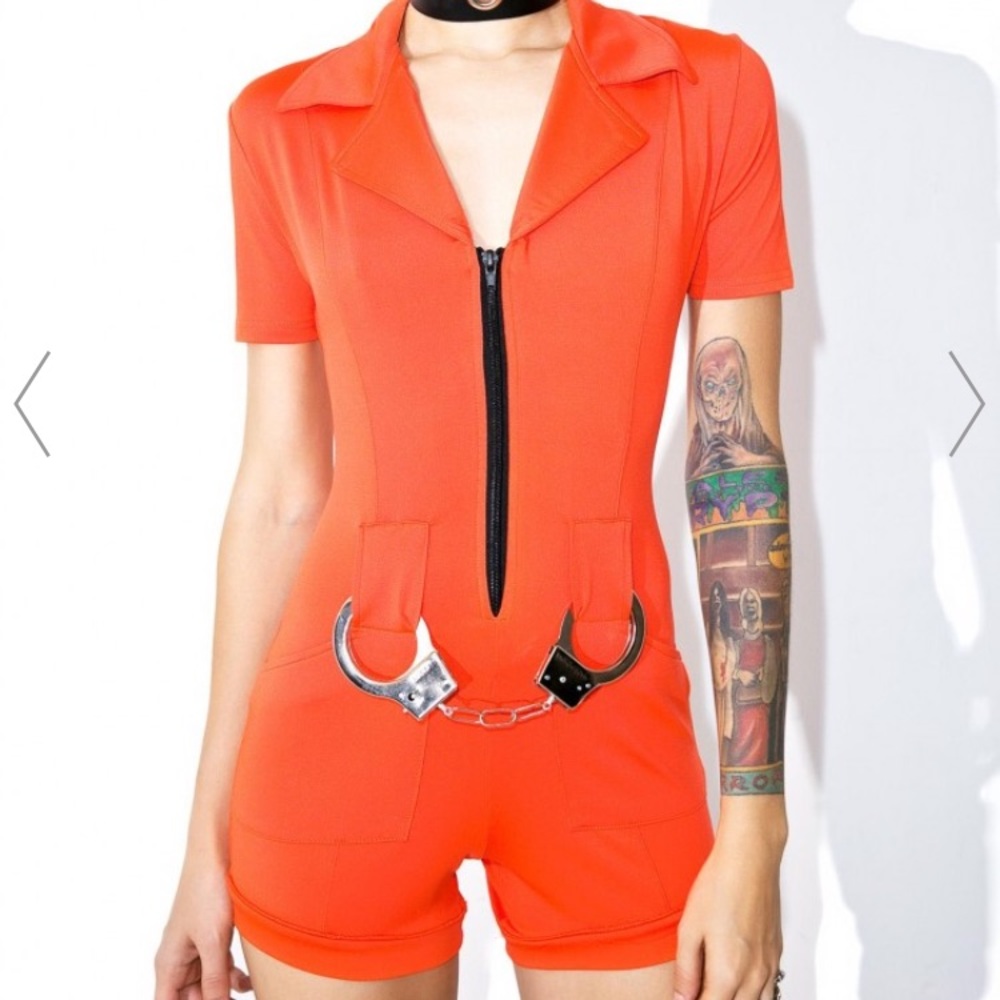 Orange is the New Black Romper