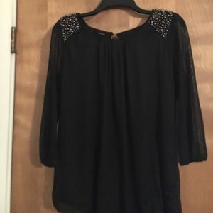 Maurices Embellished Sleeve Top