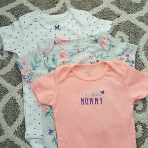 Carter's onesies - three - NWOT