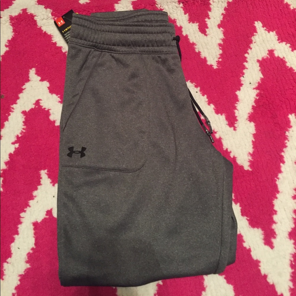 Women's grey under armor sweatpants