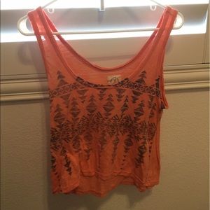 Orange tank top