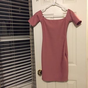 Blush Pink Mid Thigh Dress