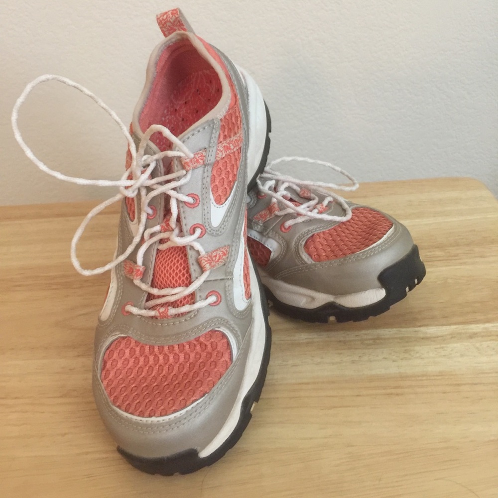 Orange L.L. Bean Athletic Shoes