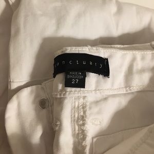 Sanctuary white skinny jeans