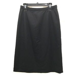 Pendleton Black Virgin Wool Skirt Lined sz. 12