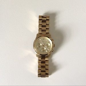 Michael Kors gold plated watch