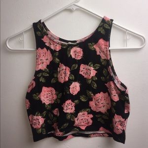 Floral crop top