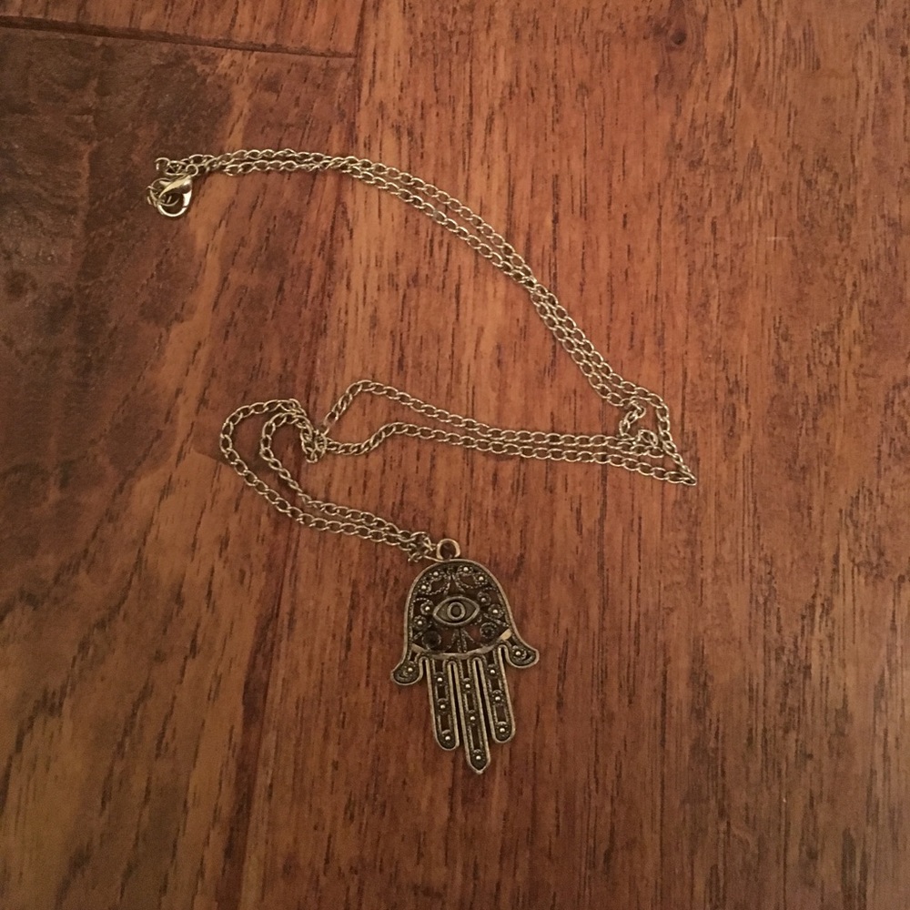 Hamsa necklace
