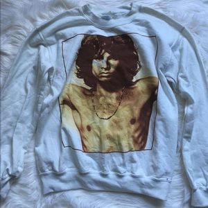 Jim Morrison Crew Neck Sweatshirt Sz. MENS SMALL