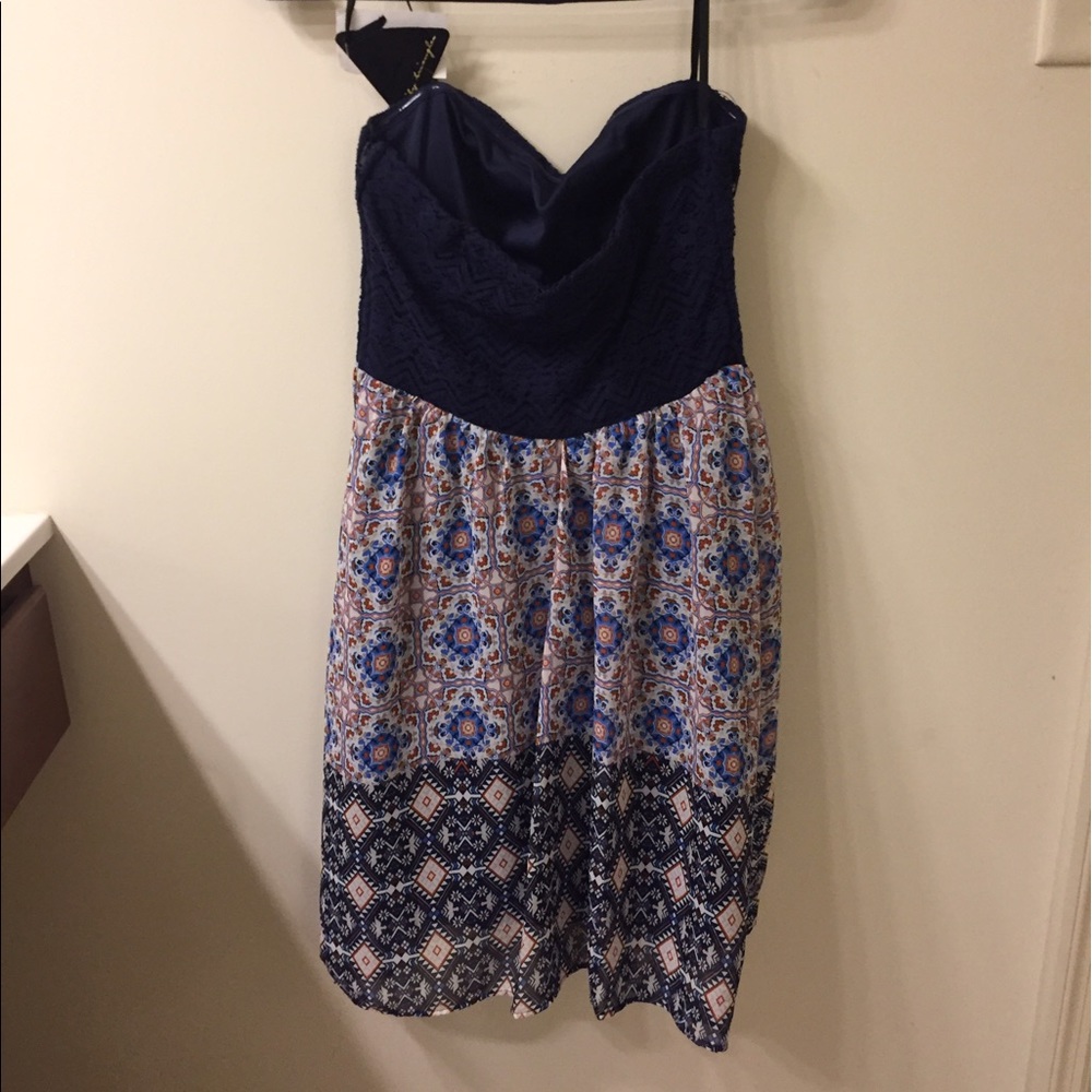 Strapless dress