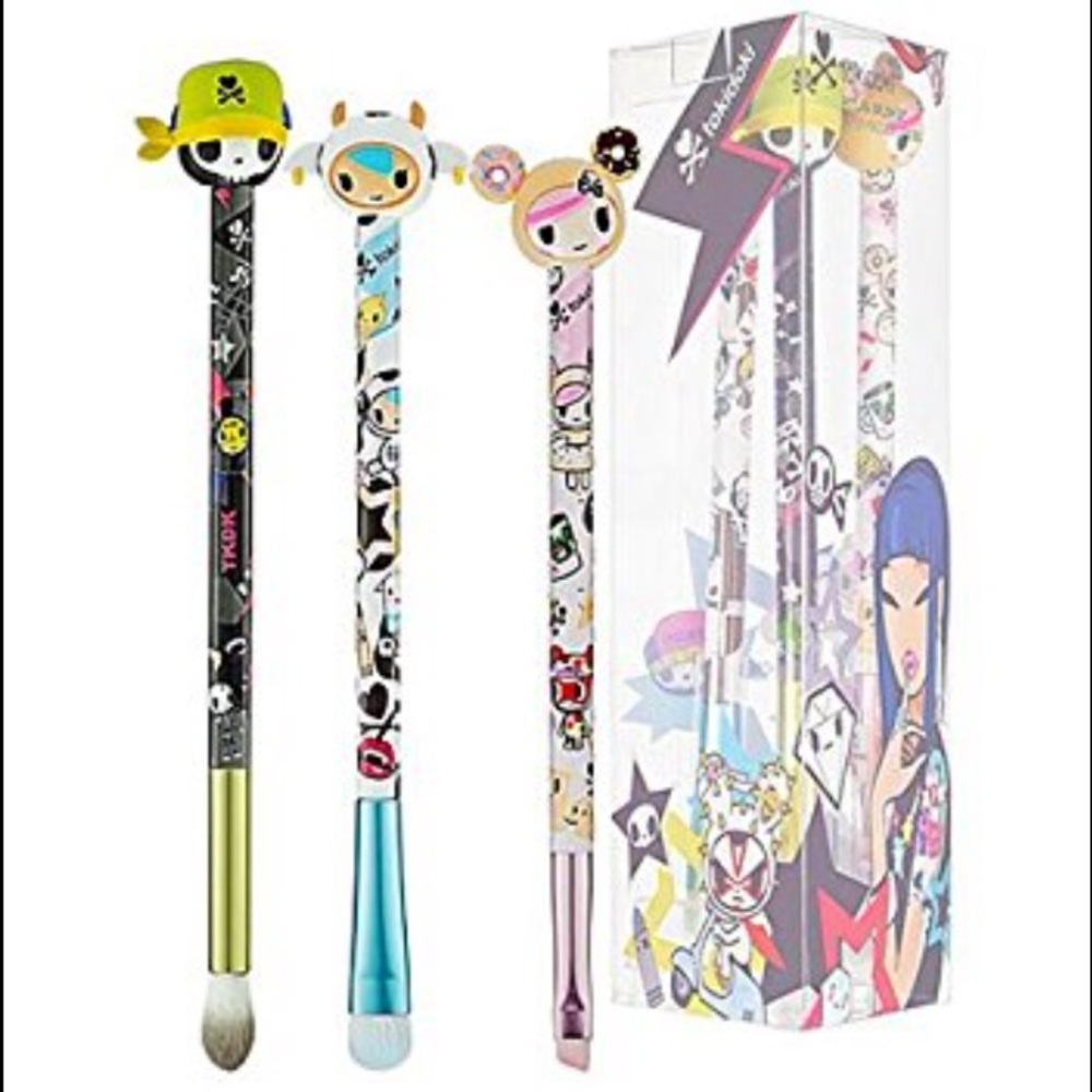 NIB-New- Tokidoki Pittura Brush Set- 3 brushes