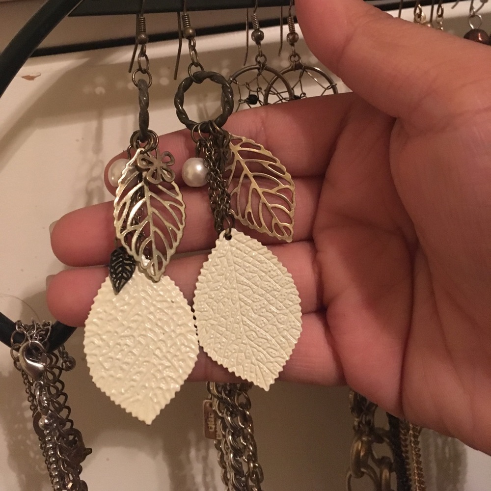 Dream catcher earrings