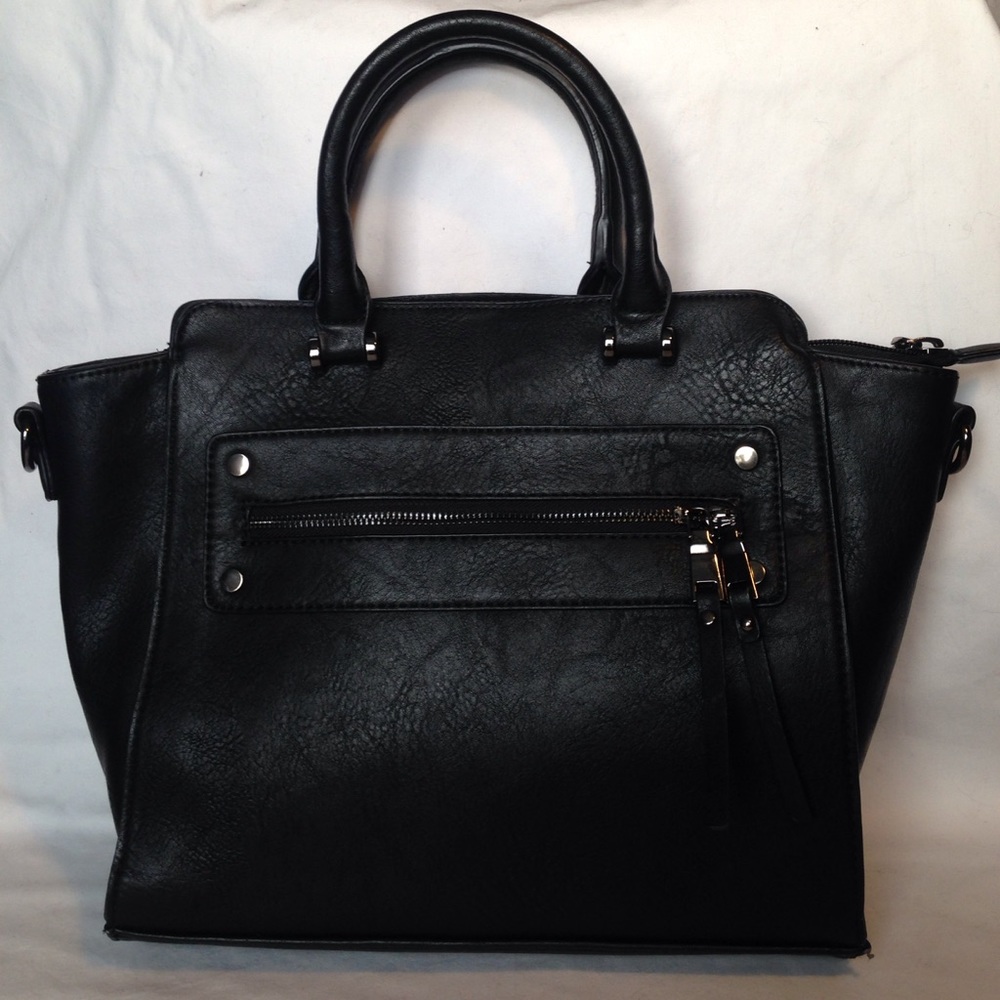 Mode Luxe Leather Satchel