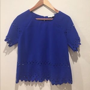 💙 Blue Cutout Blouse 💙