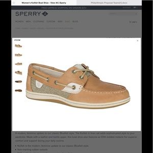 Sperry Boat Shoes *Never Worn*