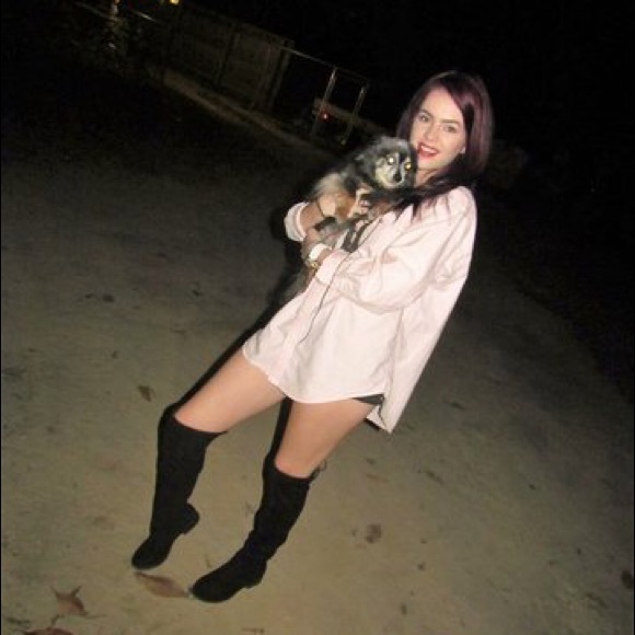 Lace up over sized Ralph Lauren shirt - Picture 3 of 4