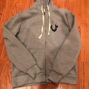 True religion zip up hoodie