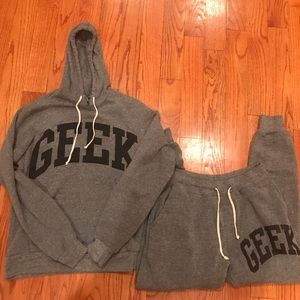 Fashion geek jogging suit