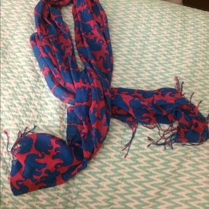 Lilly Pulitzer elephant scarf