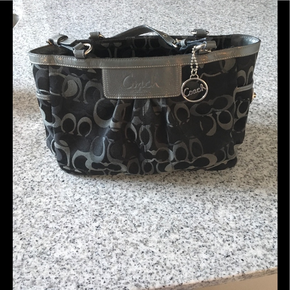 COACH Signature Black Purse