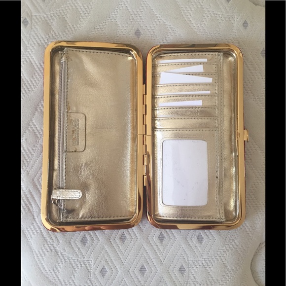 VINTAGE Michael Kors Burgundy Snakeskin Clutch - Picture 3 of 5